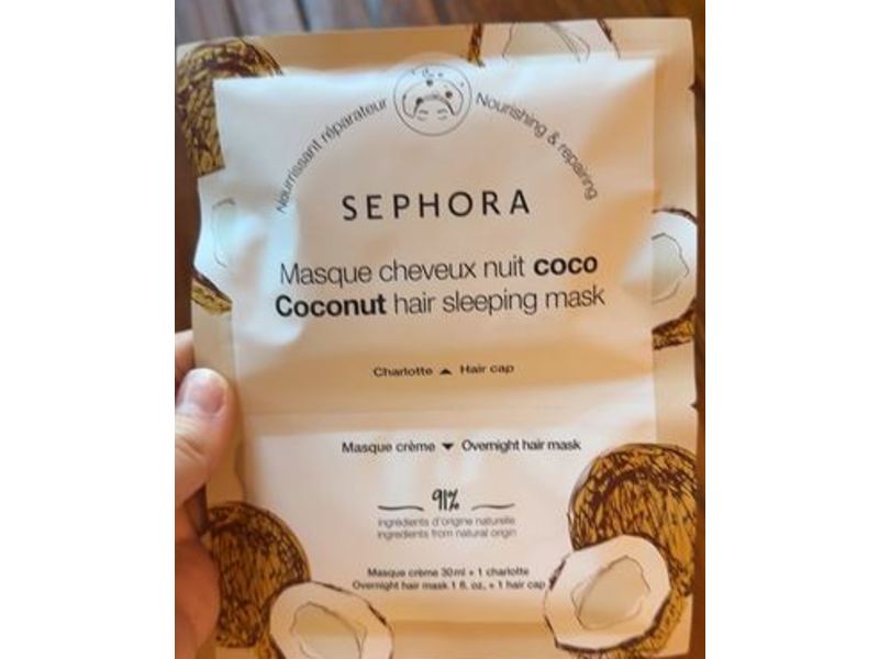 Sephora Hair Sleeping Mask, Coconut, 1 fl oz/30 mL