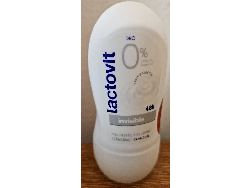 Lactovit Roll - On Deodorant, Invisible, 1.7 fl oz/50 mL