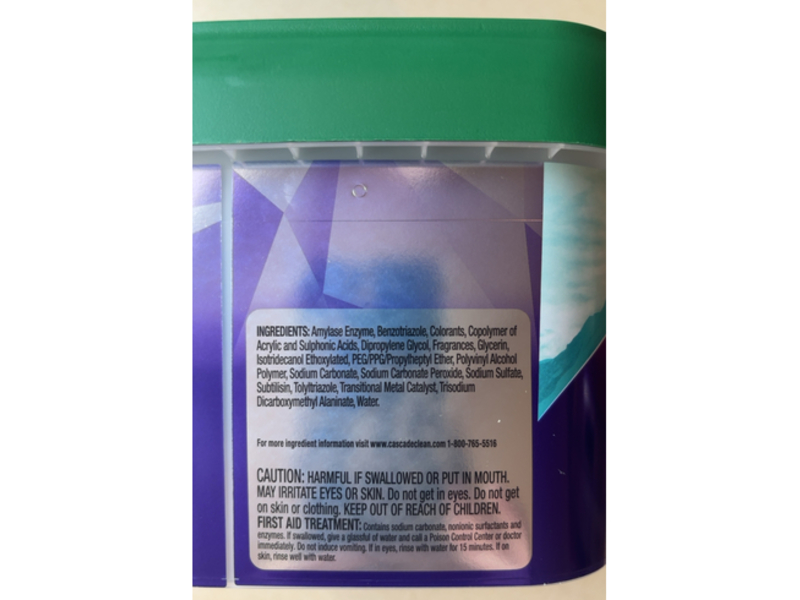 Cascade Platinum Plus ActionPacs, Mountain Scent, 15.3 oz/434 g, 28 Pacs