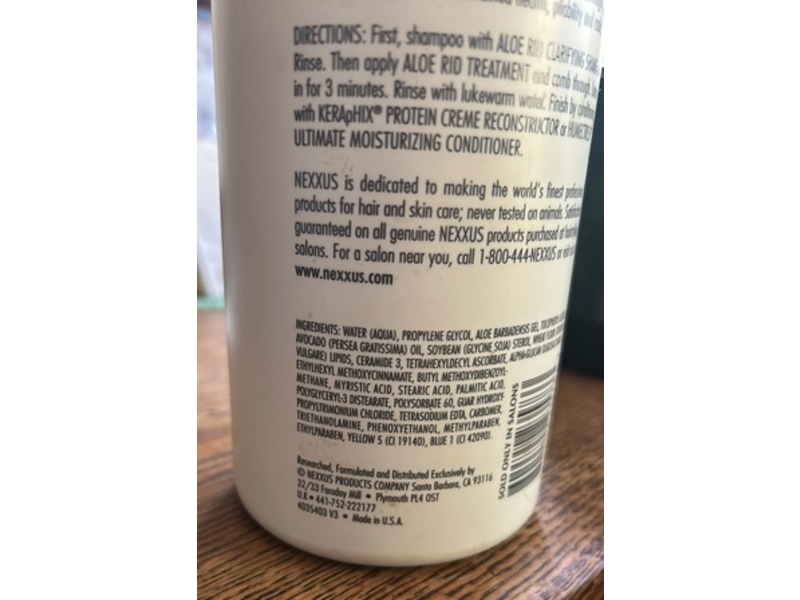 Nexxus Deep Clarifying Solution, Aloe Rid Treatment, 33.8 fl oz/1 L