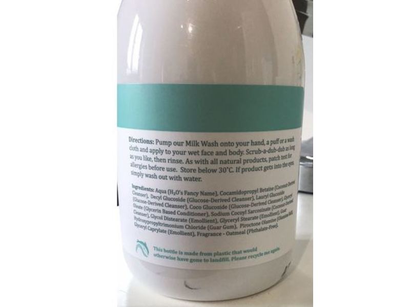 Moogoo Natural Milk Wash, 16.9 fl oz/500 mL