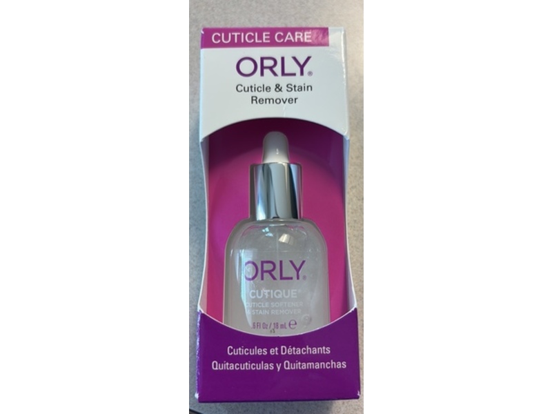 Orly Cuticle & Stain Remover, 0.6 fl oz/18 mL
