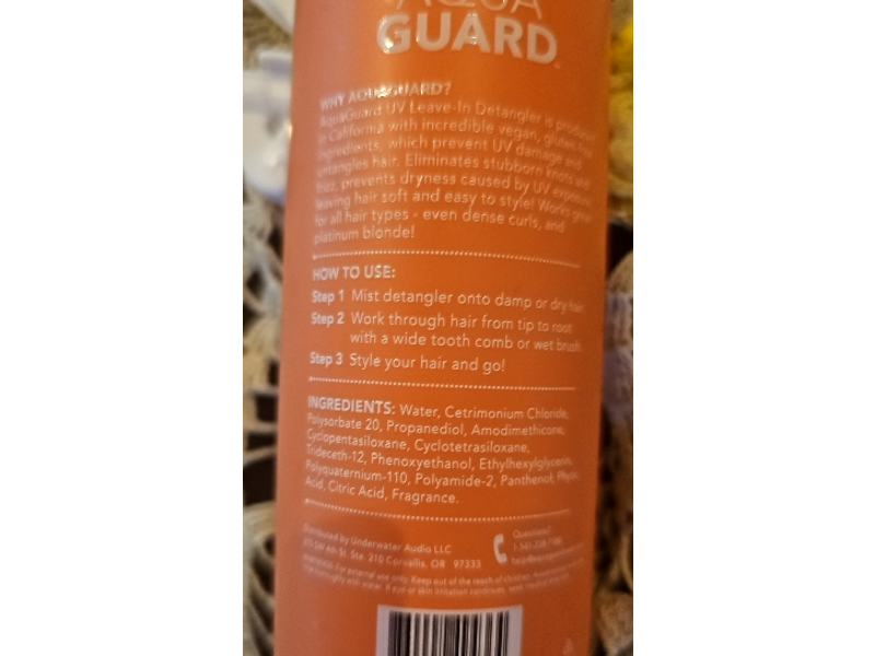 Aqua Guard UV Leave-In Detangler, 7.5 fl oz/220 mL