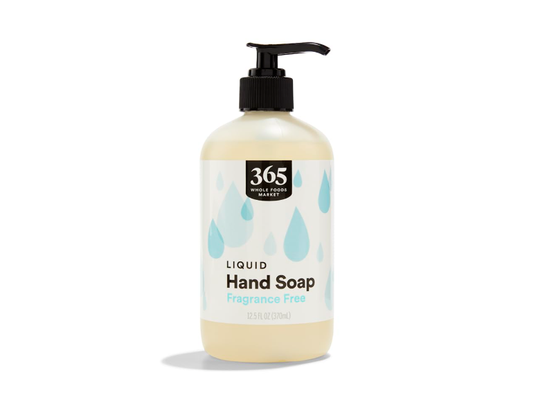 365 Liquid Hand Soap, Fragrance Free, 12.5 fl oz/370 m