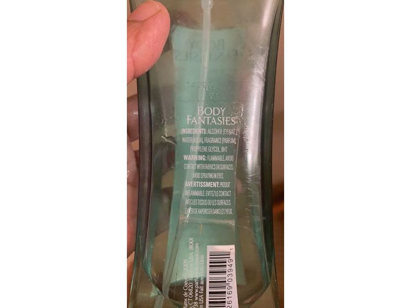 Body Fantasies Fragrance Body Spray, Cucumber Melon, 8 fl oz/236 mL