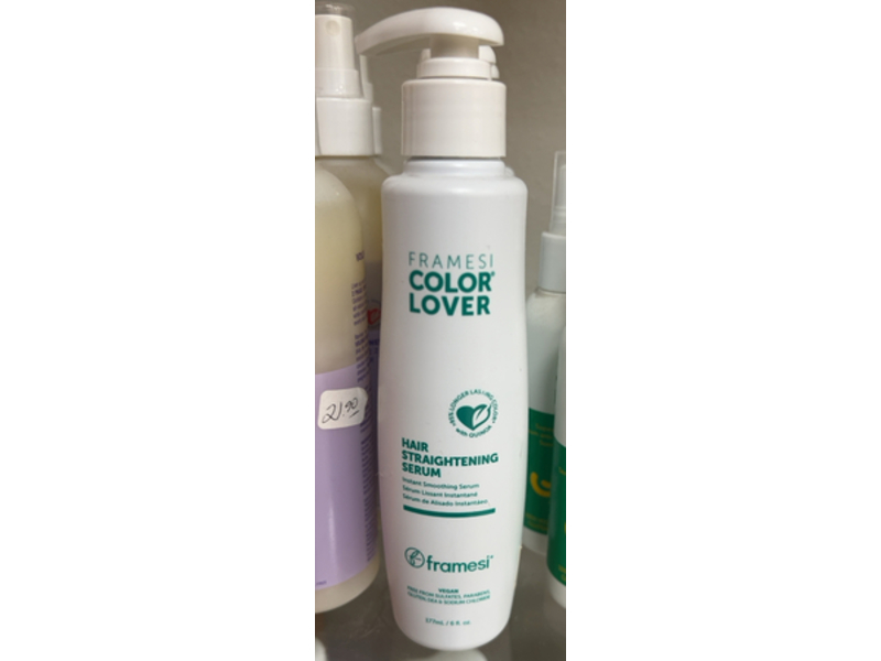 Framesi Color Lover Hair Straightening Serum, 6 fl oz/177 mL
