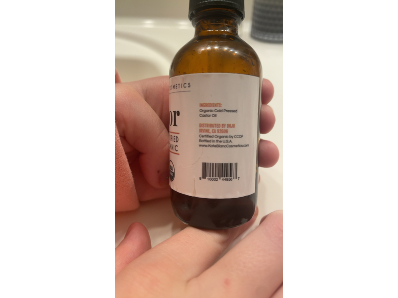 Kate Blanc Cosmetics Castor Oil, 2 fl oz/60 mL