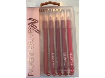 Ellen Tracy Lip Liners, Pinks & Mauves, 0.04 fl oz/1 g, Pack Of 5