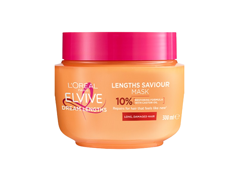 L'Oreal Paris Elvital Dream Lengths Savior Mask, Vegetal Keratin, 300 mL