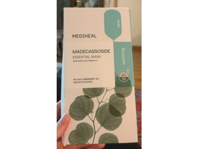 Mediheal Essential Soothing Mask, Madecassoside, 0.81 fl oz/24 mL