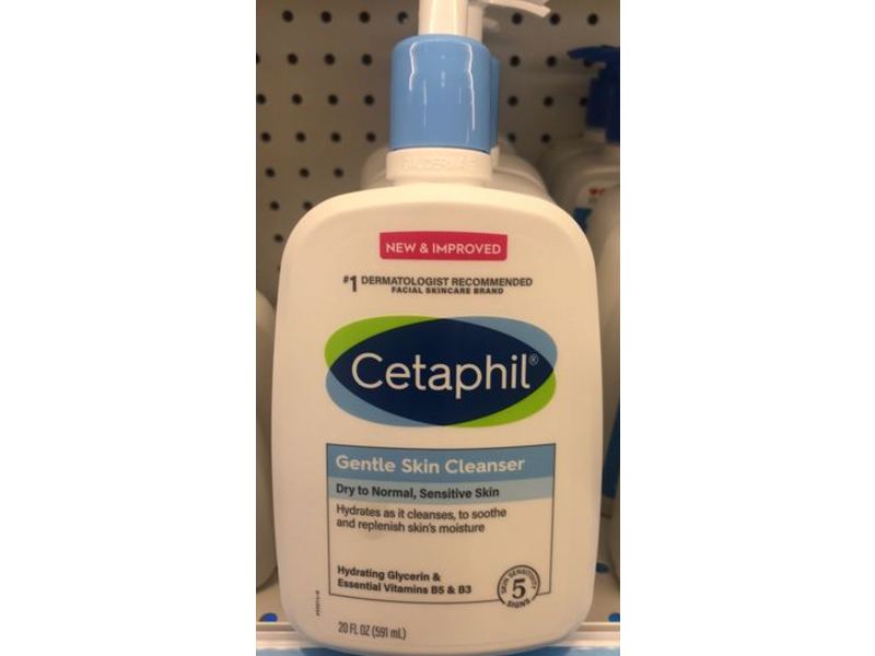 Cetaphil Gentle Skin Cleanser, Sensitive Skin, 20 fl oz/591 mL