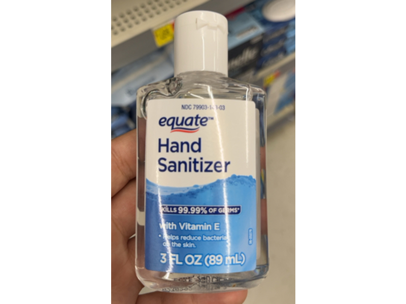 Equate Hand Sanitizer,Vitamin E, 3 fl oz/89 mL