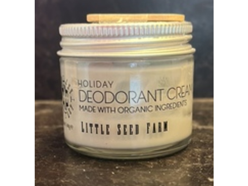 Little Seed Farm Holiday Deodorant Cream, 2.4 oz/68 g