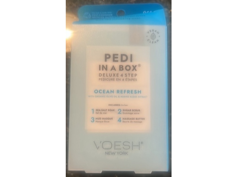 Voesh Pedi In A Box Deluxe 4 Step Pedicure, Ocean Refresh