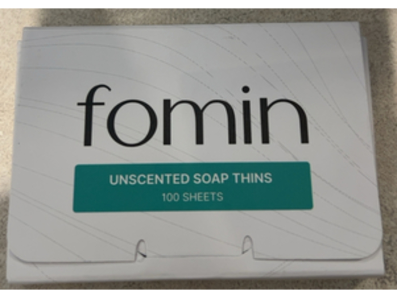 Fomin Unscented Soap Thins, 100 Sheets