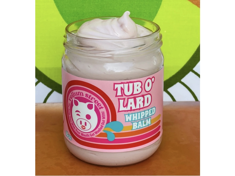 Vellum Street Tub O' Lard Whipped Balm, 10 oz