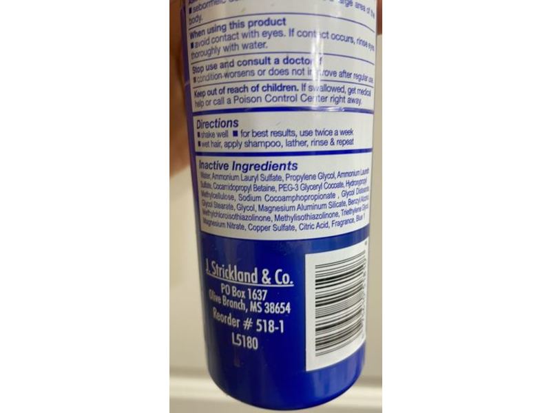 Sulfur8 Medicated Dandruff Control Shampoo, Scalp Therapy, 9.5 oz/296 mL