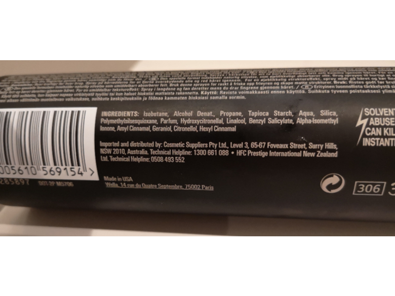 Sebastian Professional Drynamic + Dry Shampoo, 212 ml