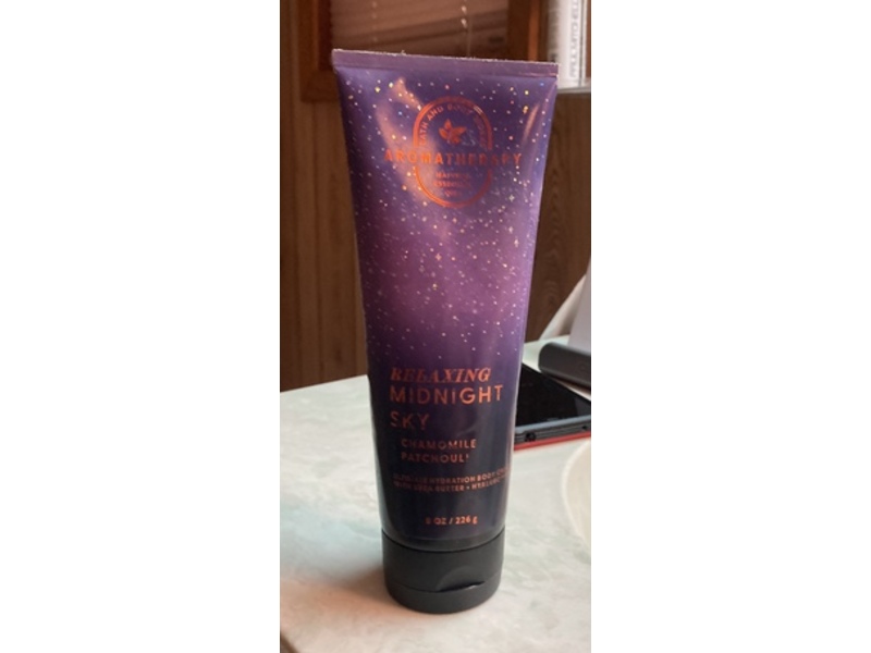 Bath & Body Works Aromatherapy Body Cream, Relaxing Midnight Sky, 8 oz/226 g