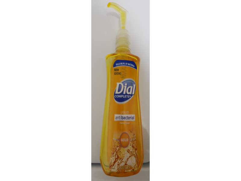 Dial Complete Liquid Antibacterial Hand Soap, Gold, 9.375 fl oz/277 ml, Pack Of 4