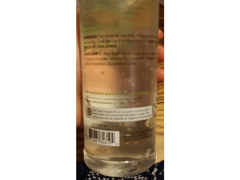 Up & Up 97.7% Pure Aloe Vera Gel, Cooling Moisture Therapy, 16 oz/453.5 g