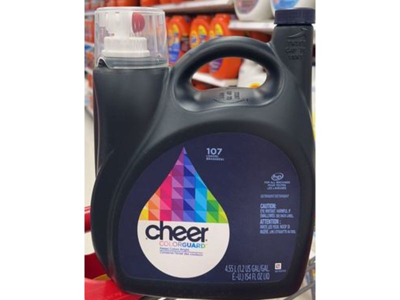 Cheer Colorguard Detergent,107 Loads, 154 fl oz/4.55 L