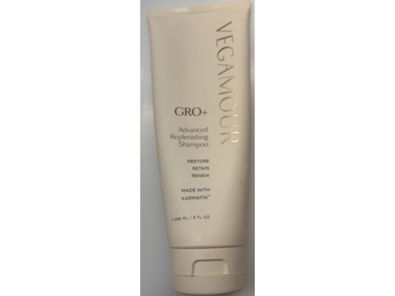 Vegamour Gro+ Advanced Replenishing Shampoo, 8 fl oz/236 mL