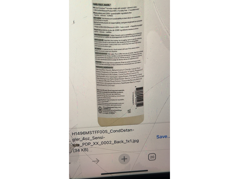 The Honest Conditioning Detangler, 4.0 fl oz/118 mL