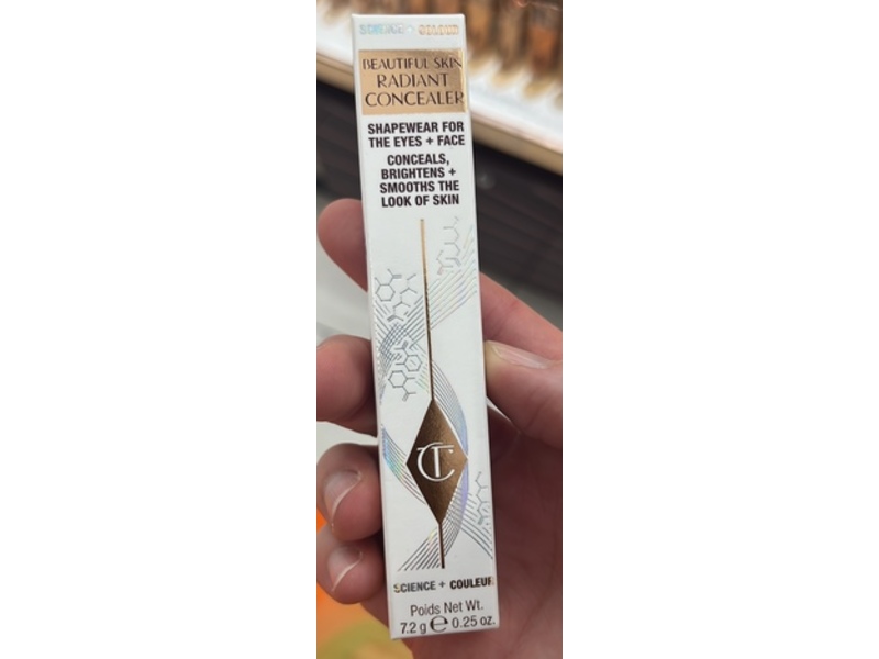 Charlotte Tilbury Beautiful Skin Concealer, 04.5 Fair Pink, 0.25 fl oz/7.2 g