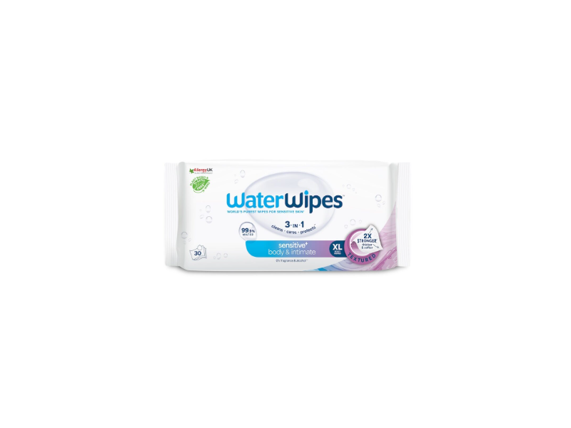 Waterwipes Body & Intimate Wipes, 30 Count