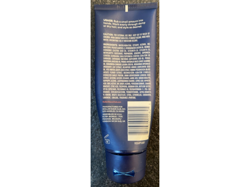 Dollar Shave Club Hair Paste, 3.4 fl oz/100 mL