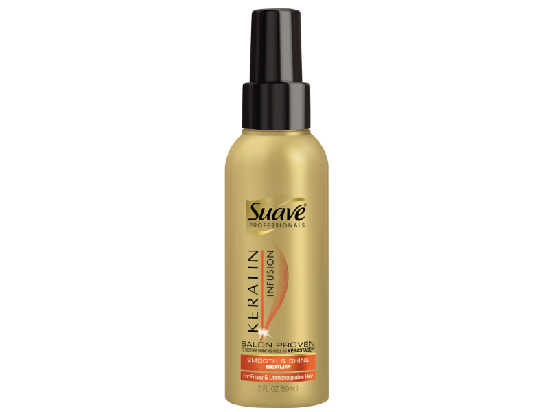 Suave Professionals Keratin Infusion Smooth & Shine Serum, 2 fl oz/59 mL