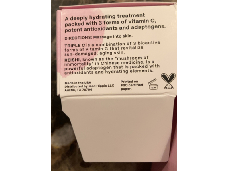 Mad Hippie Triple C Night Cream, Reishi, Turmeric & Cloudberry, 0.7 oz/20 mL
