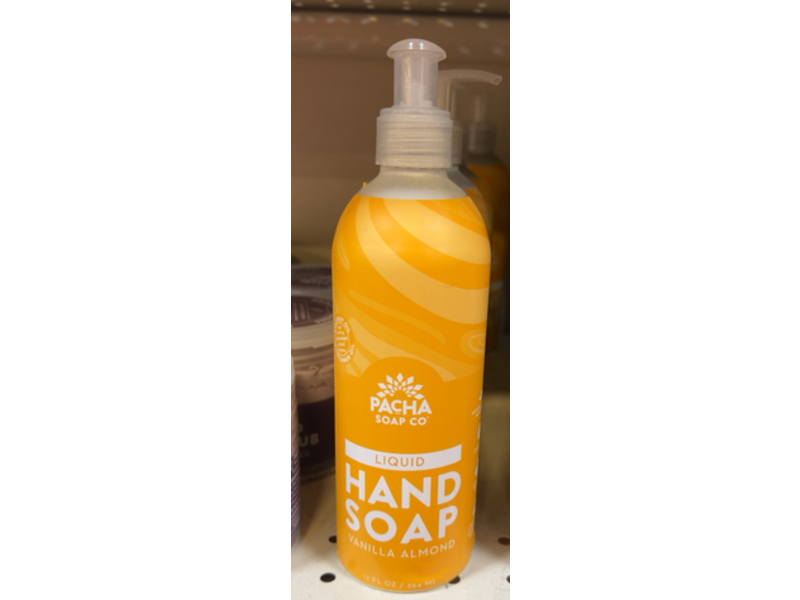 Pacha Soap Co Liquid Hand Soap, Vanilla & Almond, 12 fl oz/354 mL