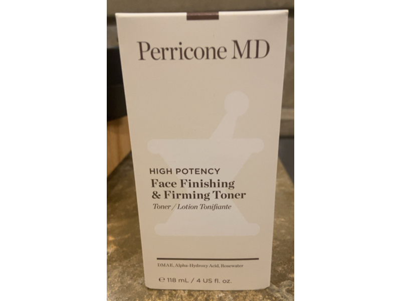 Perricone MD High Potency Face Finishing & Firming Toner, DMAE, Alpha - Hydroxy Acid & Rosewater, 4 fl oz/118 mL