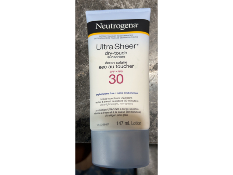 Neutrogena Ultra Sheer Dry - Touch Sunscreen Lotion, SPF 30, 147 mL