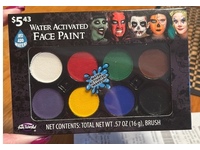 Fun World Water Activated Face Paint Palette, 0.57 oz/16 g - Image 3