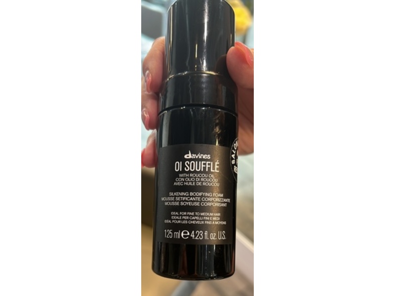 Davines OI Souffle Slickening Bodifying Foam, 4.25 fl oz/125 mL