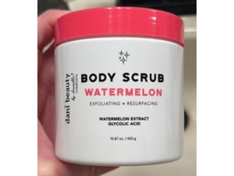 Dani Beauty Body Scrub, Watermelon, 15.87 oz/450 g