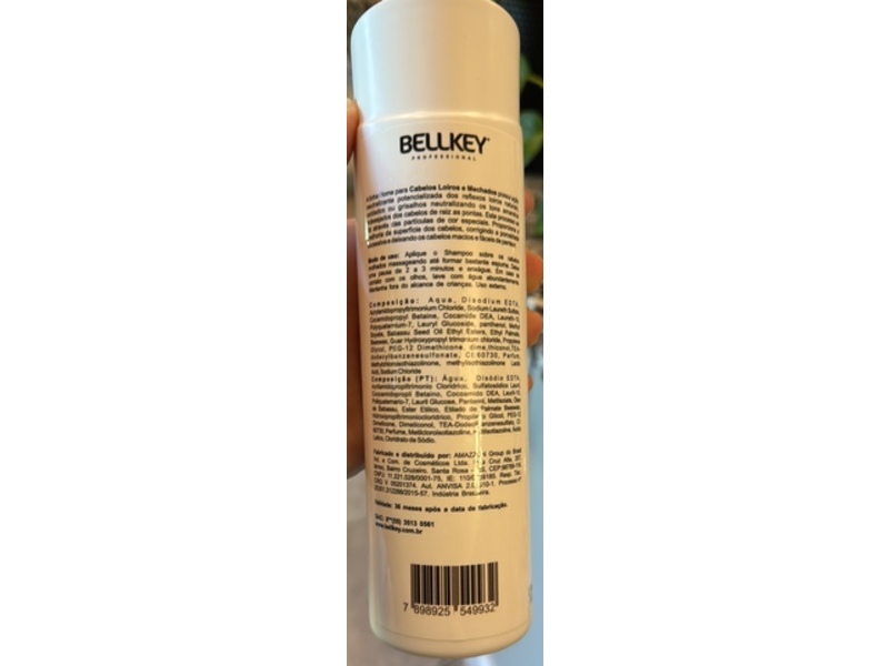 Bellkey Shampoo, Platinum, 300 mL