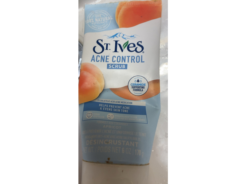 St. Ives Acne Control Facial Scrub, 6 oz/170 g, Pack of 6