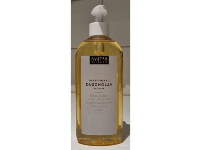 Austre Shower Oil, Unscented, 400 mL