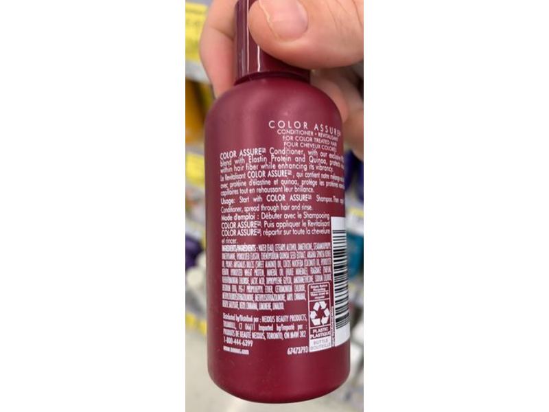 Nexxus Color Assure Protein Fusion Conditioner, 3 fl oz/89 mL, Pack Of 12