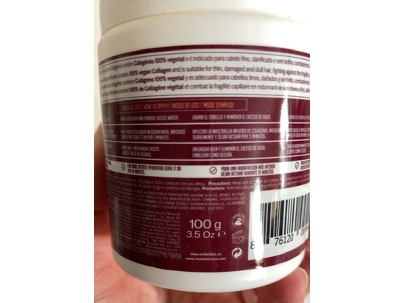 Novex Collagen Infusion Deep Hair Mask, 400 mL