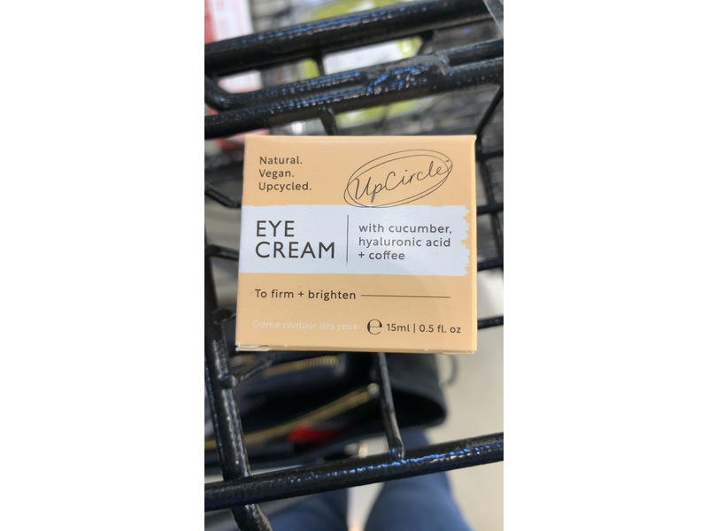 UpCircle Beauty Eye Cream, Hyaluronic Acid & Coffee, 10 mL