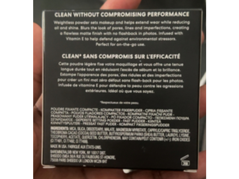 bare Minerals Original Mineral Veil Pressed Setting Powder, Sheer Deep, 0.3 oz/9 g