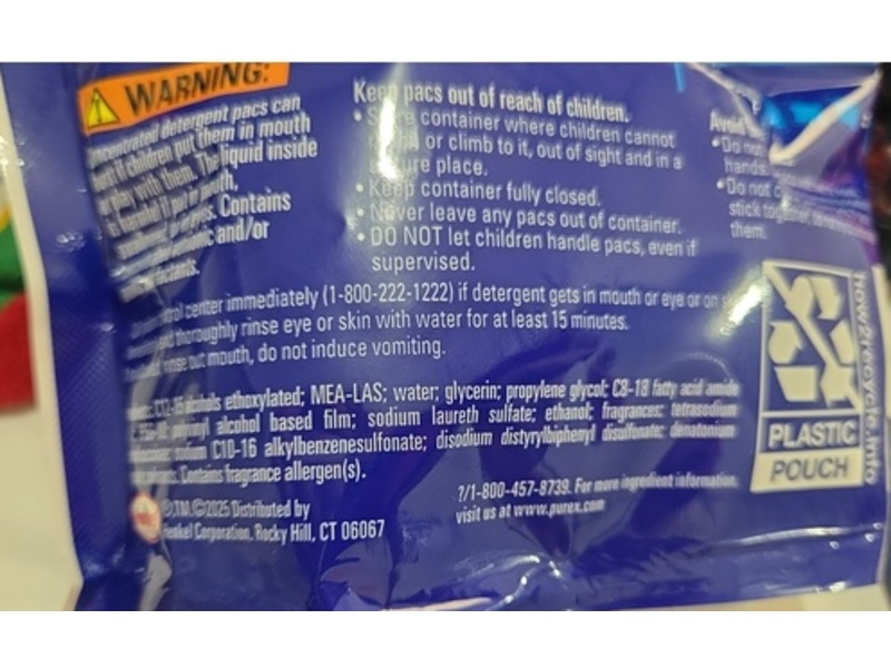 Purex 4 In 1 Laundry Detergent Pacs, Fresh Mountain Breeze, 16 oz/455 g, 35 Count