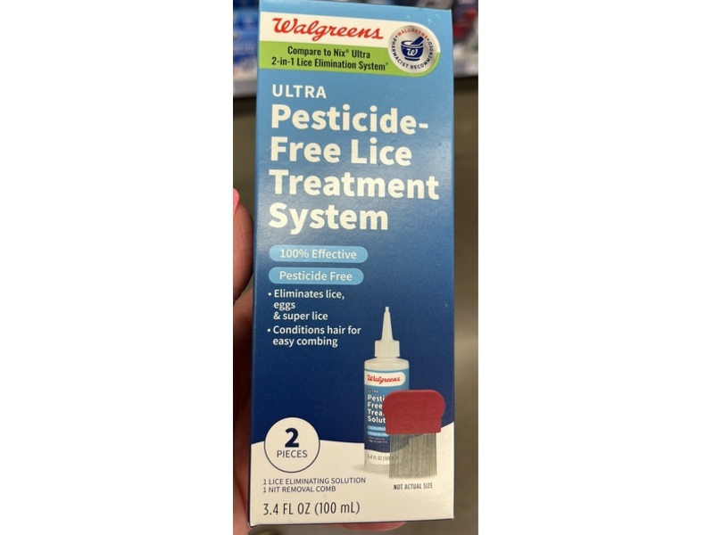 Walgreens Ultra Lice Treatment System, 3.4 fl oz/100 mL