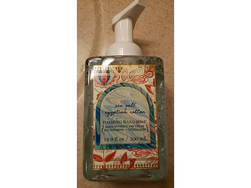 Maison De Base Foaming Hand Soap, Sea Salt + Egyptian Cotton, 16.9 fl oz/500 mL
