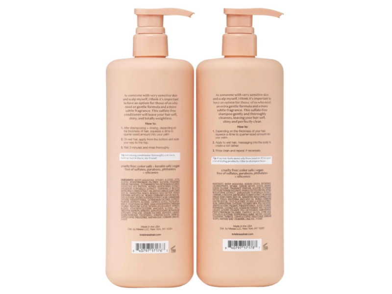 Kristin Ess Gentle Shampoo & Conditioner, 28 fl oz/828 mL